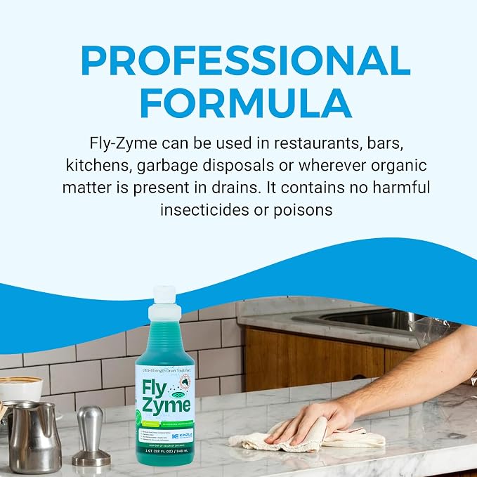 Kinzua Environmental Fly-Zyme, Highly Concentrated Enzyme Drain Cleaner - Image 6