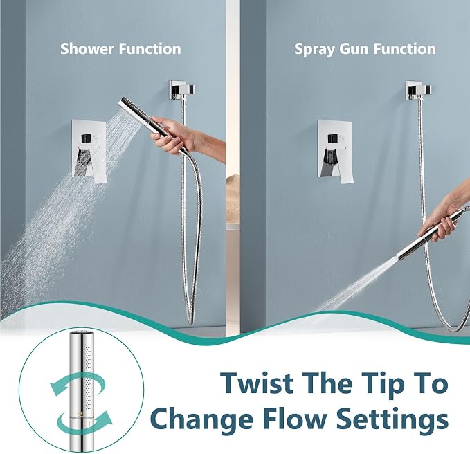 Aolemi Shower Faucet Set, High Pressure Shower System - Image 3