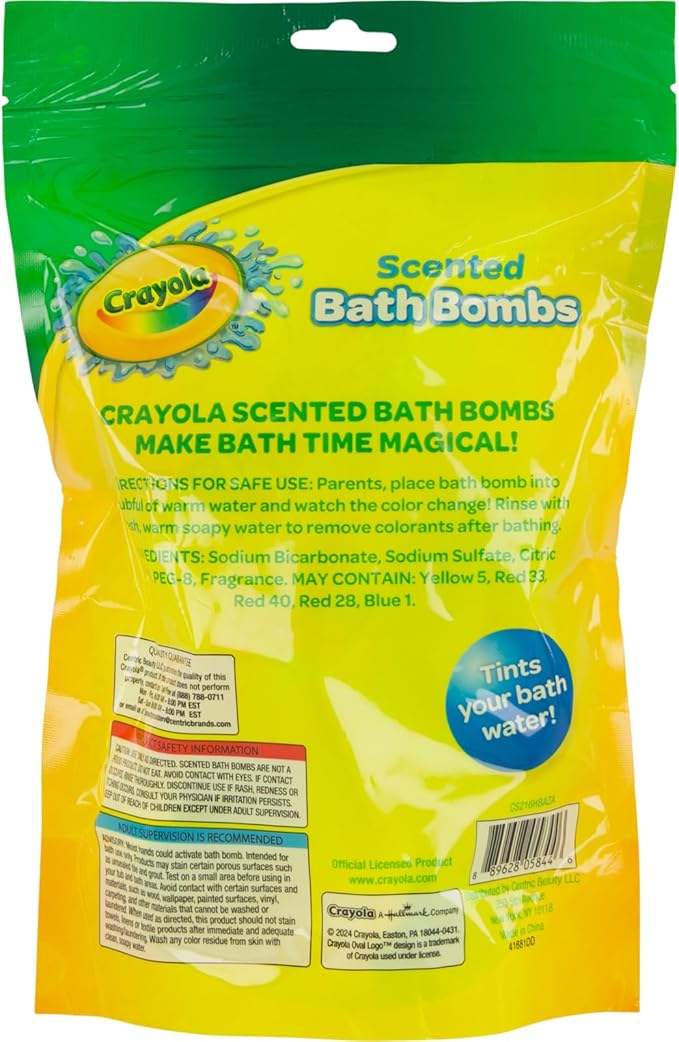 Crayola Colorful Scented Bath Bombs - Image 4