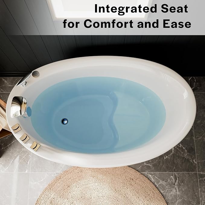 Empava Bathtub, 59 Inch Soaking Tub - Image 2