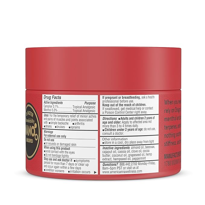Dragon Balm 2.0 oz Jar Regular Strength - Image 4