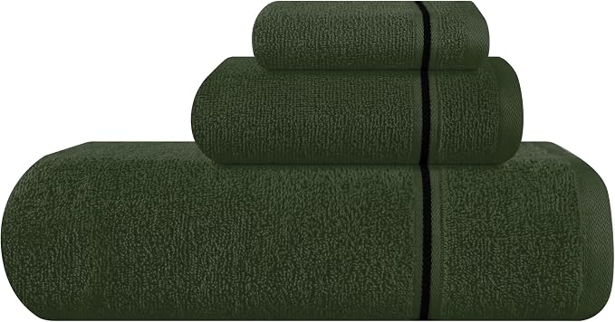 MyOwn Ultra Soft 3 Pack Cotton Towel Set, Contains a Bath Towel 28x55 inch by Unknown