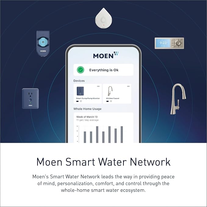 Moen Terra Beige Smart Shower 2-Outlet Digital Water System Controller - Image 8
