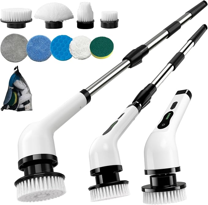 Kingwell Electric Spin Scrubber, Cordless Electric Scrubber by Kingwell