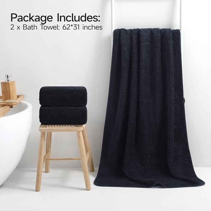 REDKISS 2 Piece Luxury Bath Towel Set - Image 3