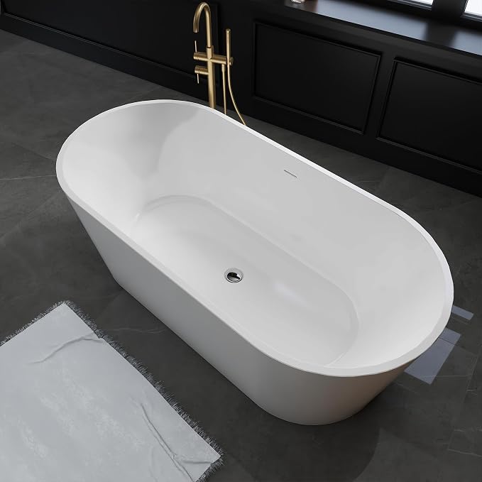 67" Acrylic Freestanding Bathtubs, Stand Alone Tub, Soaking Tubs - Image 6
