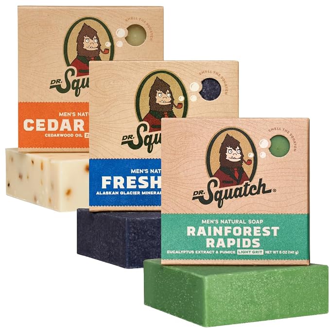 Dr. Squatch Natural Bar Soap for Men by DrSquatch