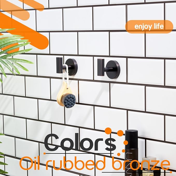 Robe Hook Bath Towel Hooks Stainless Steel Wall Hooks - Image 6