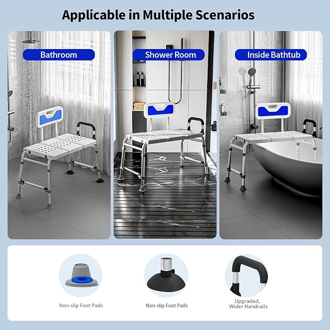 Heavy Duty Bath and Shower Bench - Image 3