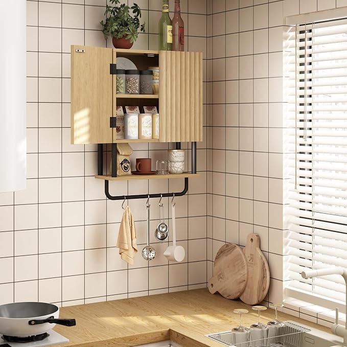 RUSTOWN Farmhouse Bathroom Wall Cabinet - Image 3
