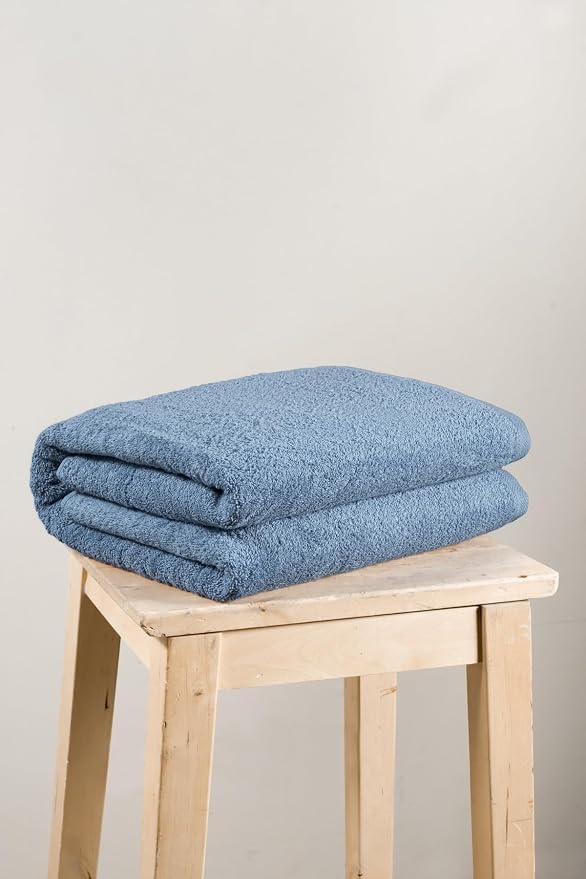 SALBAKOS 100% Turkish Cotton Jumbo Bath Sheet Towel Oversized 40x80 inch | - Image 8