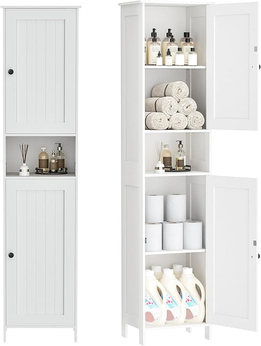 Tall Bathroom Storage Cabinet by Homleke