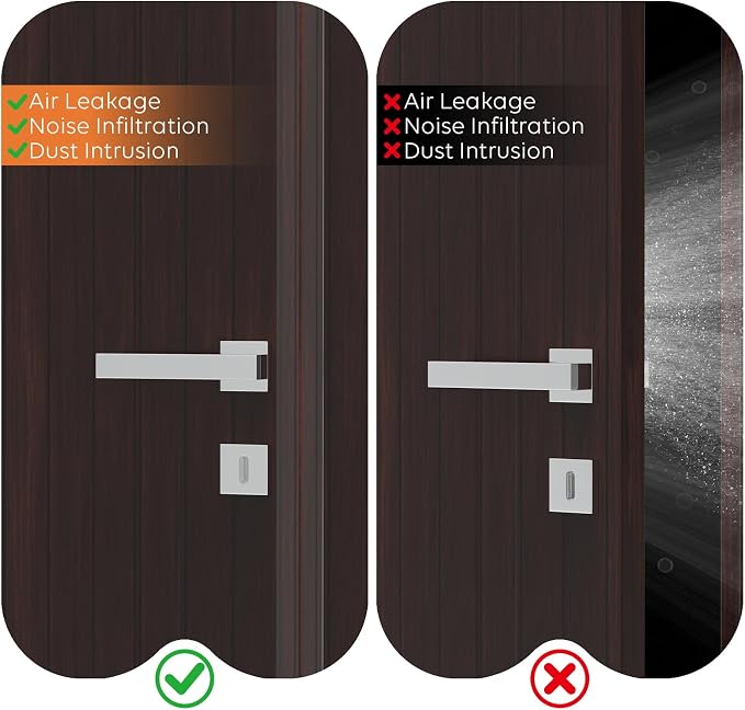 T-Shaped Silicone Door Weather Stripping - Image 2