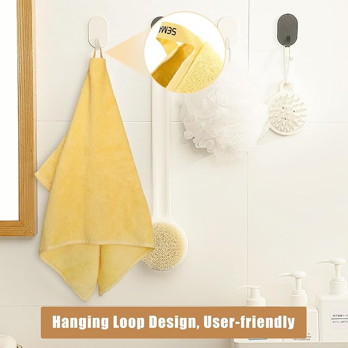 SEMAXE Bath Towel Set, 100% Cotton Bathroom Towels - Image 4