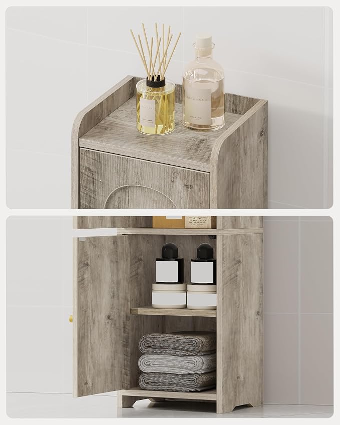 Bathroom Storage Cabinet, Corner Floor Cabinet - Image 5