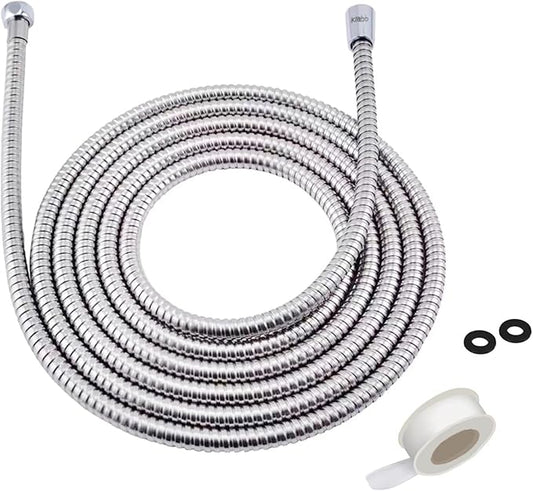 Klabb 157-Inch Extra Long Stainless Steel Shower Hose – Flexible, Anti-Kink by KlabbSanitary