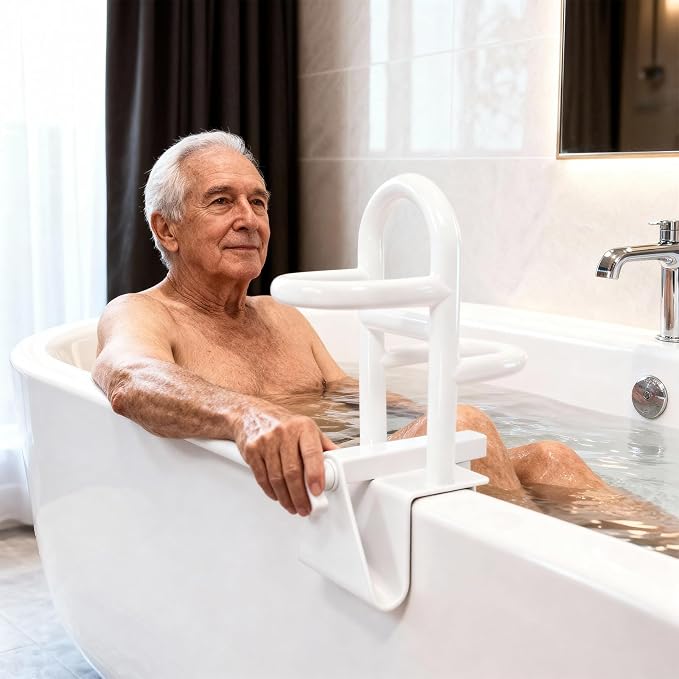 Adjustable Triple Grip Bathtub Grab Bars - Image 7