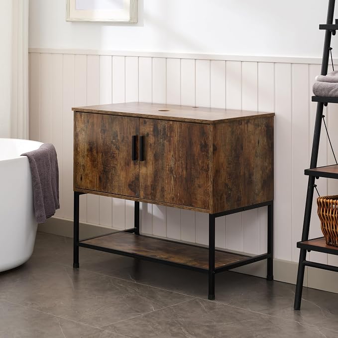 UEV Rustic Brown 36" Bathroom Vanity - Image 3