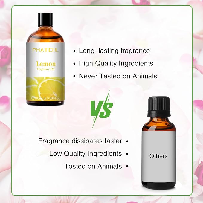 PHATOIL 100ML Lemon Fragrance Oils - Image 4