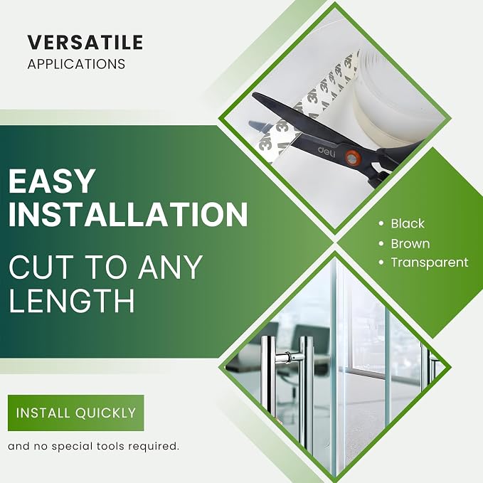 Door Weather Stripping Seal Strip, Door Draft Stopper - Image 9