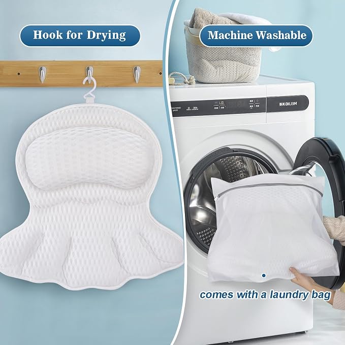 Bath Pillow Luxury Bathtub Pillow - Image 5