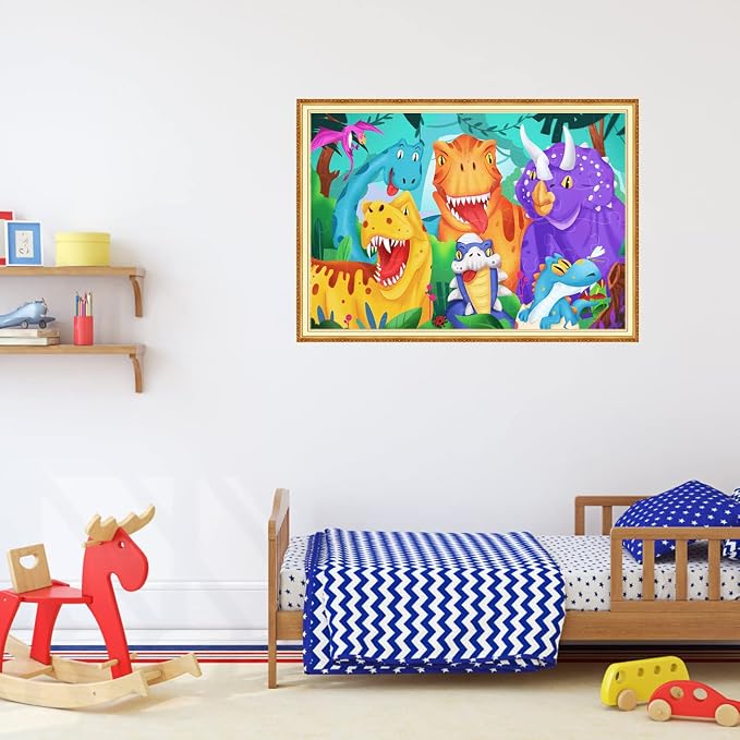 Jumbo Floor Puzzle for Kids Dinosaur Jigsaw Large Puzzles 48 Piece Ages 3-6 for - Image 6