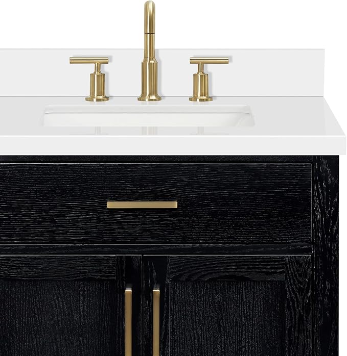 ARIEL Hepburn 31 Inch Single Rectangular Sink Bathroom Vanity - Image 13