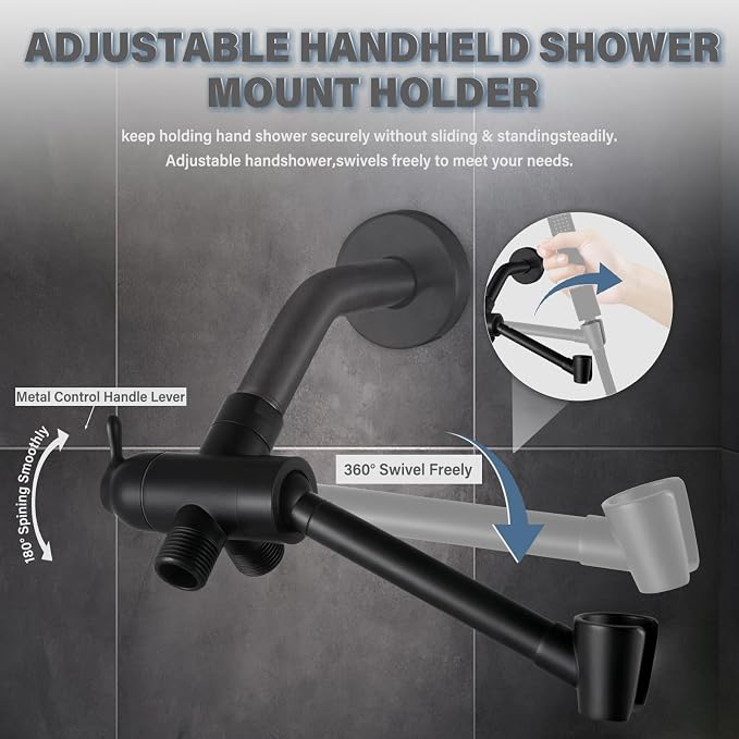YDmeet All Metal Shower Diverter Valve - Image 4