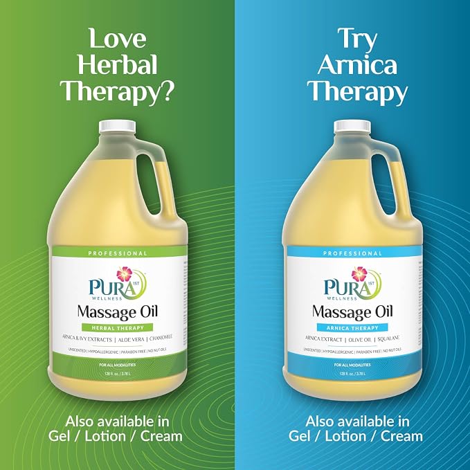 Wellness Professional Herbal Massage Oil, Hypoallergenic Formula - Image 6
