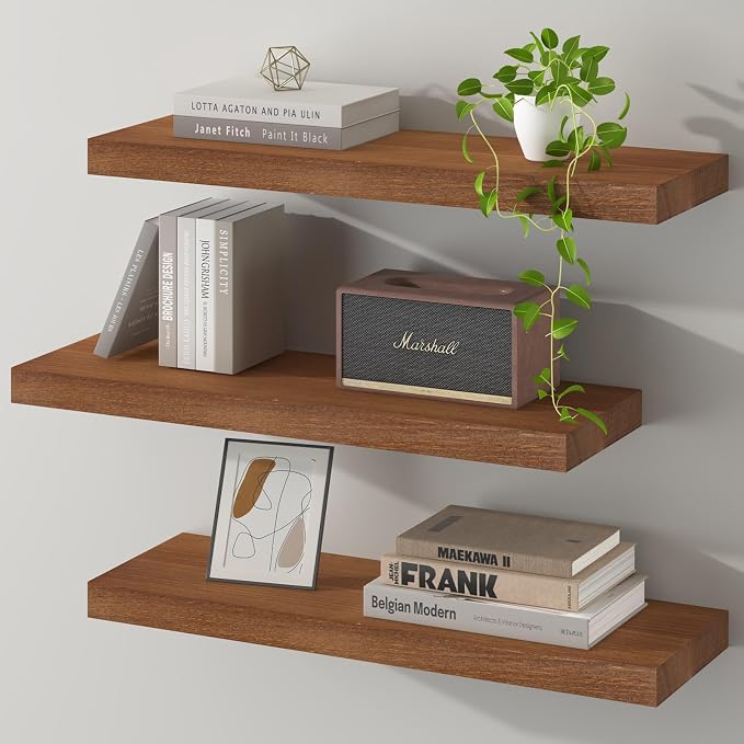 SAUMONIERES Floating Wall Shelves by Saumonieres