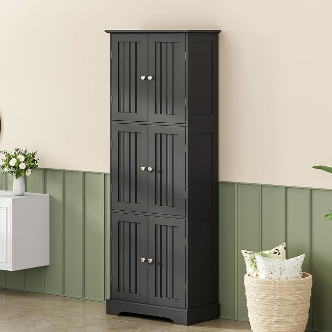 ChooChoo Tall Bathroom Storage Cabinet - Image 9