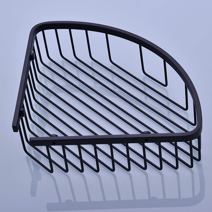 304 Stainless Steel Shower Caddy Corner Basket Shelf Bathroom Organizer Wall - Image 3