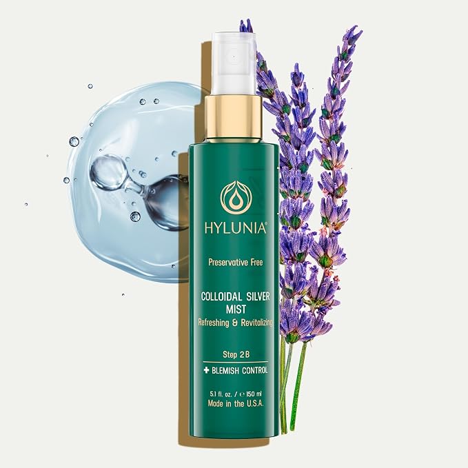 Hylunia Colloidal Silver Mist Toner 5.1 fl. oz. – Hydrating Versatile Toner - Image 8