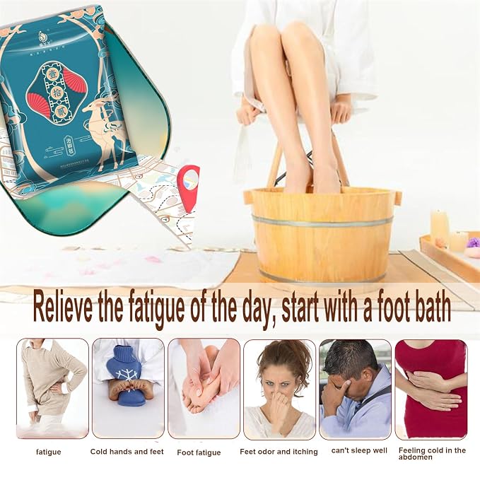 30 Bags Herbal Foot Soak Bag Set, 31.74oz Herbal Foot Bath Spa Powder Kits Foot - Image 3