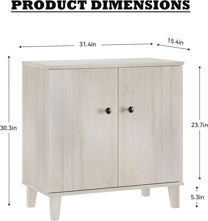 Modern Storage Cabinet Buffet Storage - Image 2