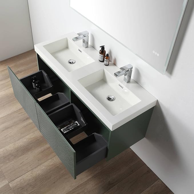 Blossom 48 Inch Double Sink Bathroom Vanity - Image 6