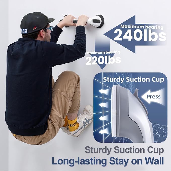 Shower Grab Bar Suction Cup 17 inch, Grab Bars - Image 2