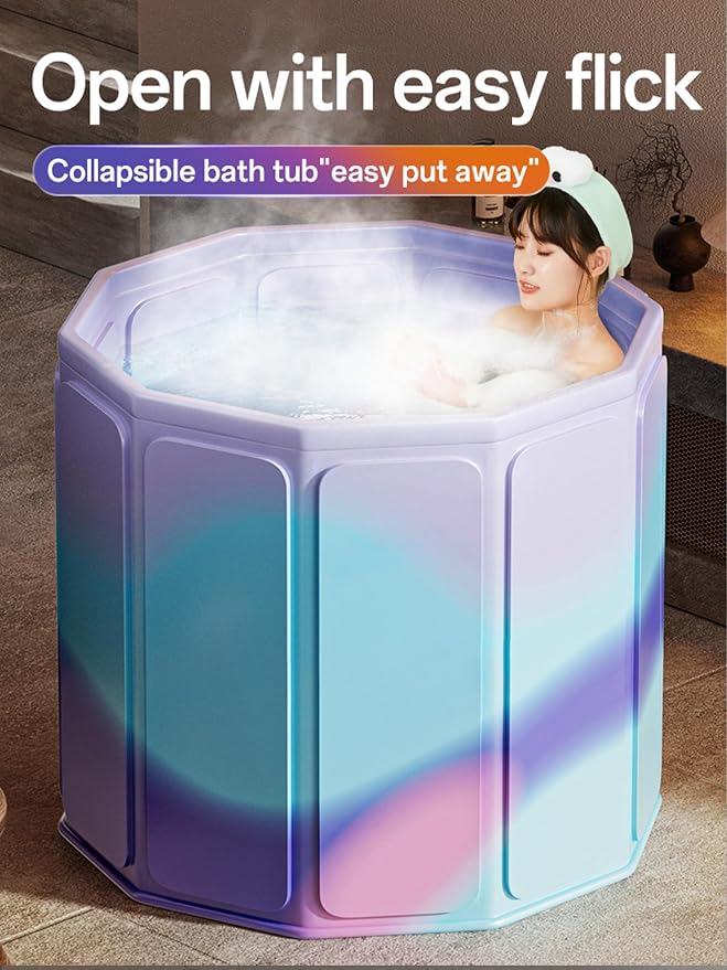 85 Gallon Foldable Portable Bathtub Adult - Image 2