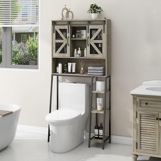 Vabches Over The Toilet Storage Cabinet, Farmhouse Storage Cabinet Over Toilet by Vabches