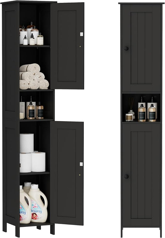 Tall Bathroom Storage Cabinet by Homleke