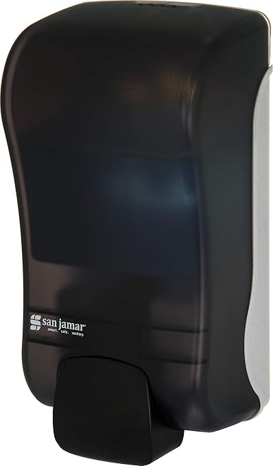 San Jamar SF1300TBK SF1300 Rely Manual Foam Soap Dispenser, 1300 mL by SanJamar