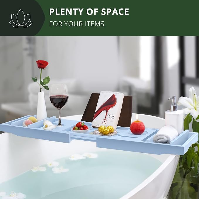 ROYAL CRAFT WOOD Non-Foldable Bathtub Tray - Image 5
