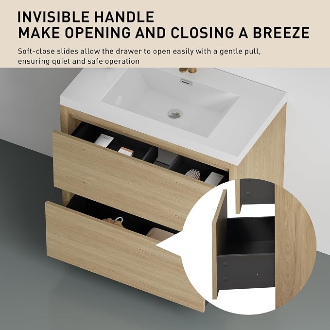 36" Freestanding Bathroom Vanity - Image 3