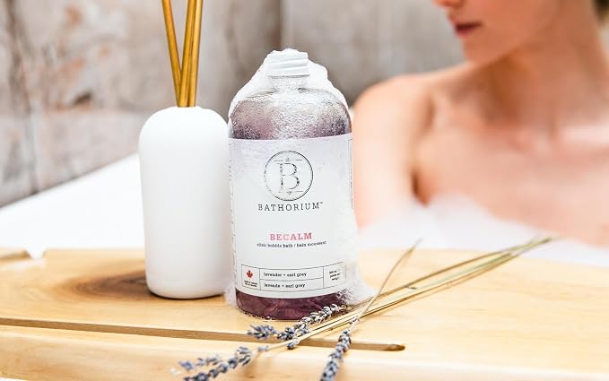 Bathorium BeCalm Bubble Elixir, Relaxing Bubble Bath - Image 6