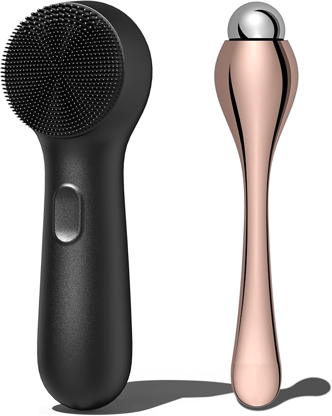 NågraCoola CLIE Silicone Face Scrubber, Facial Cleansing Brush, Rechargeable by N%C3%A5graCoola
