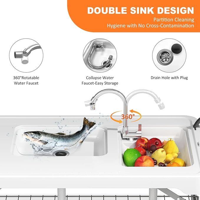 Folding Fish Cleaning Table - Image 3