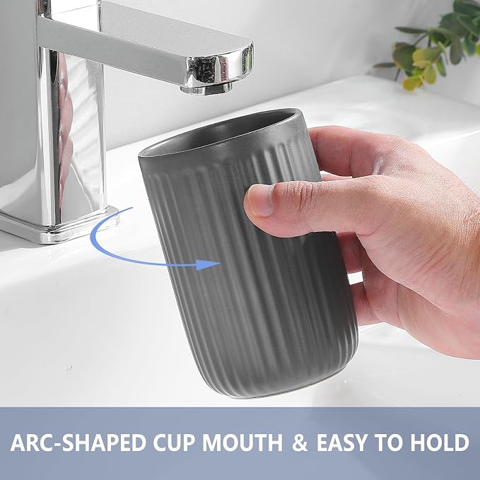 Grey Toothbrush Holders for Bathrooms - Image 4
