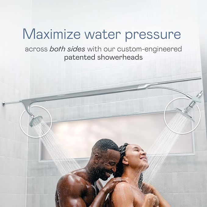 BOONA - The Original Tandem Shower | As Seen On Shark Tank | Double Shower Head - Image 2