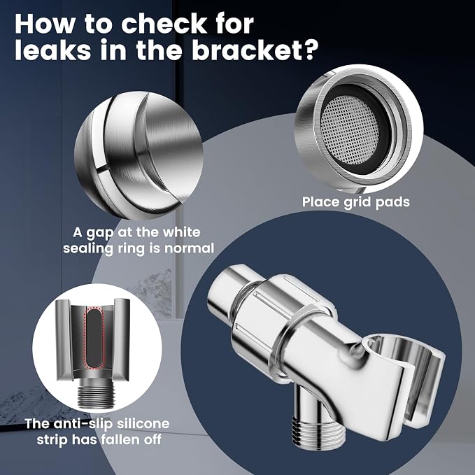 Filtered Shower Head with Handheld, High Pressure 4 Spray Mode Showerhead with - Image 9