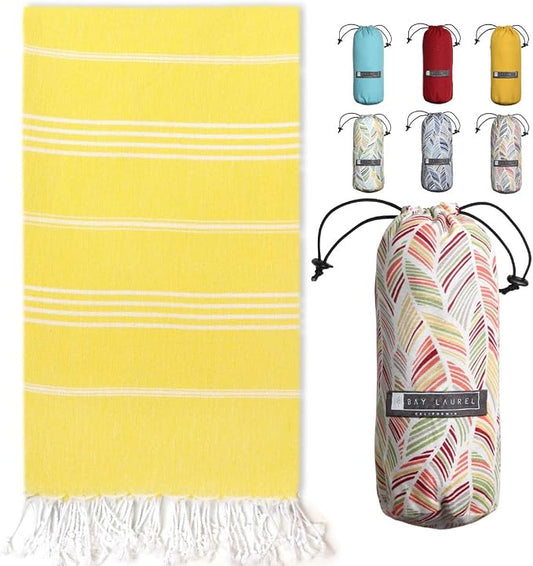 BAY LAUREL Turkish Beach Towel by BayLaurel
